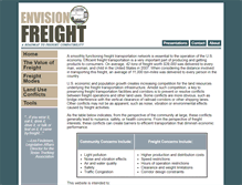 Tablet Screenshot of envisionfreight.com
